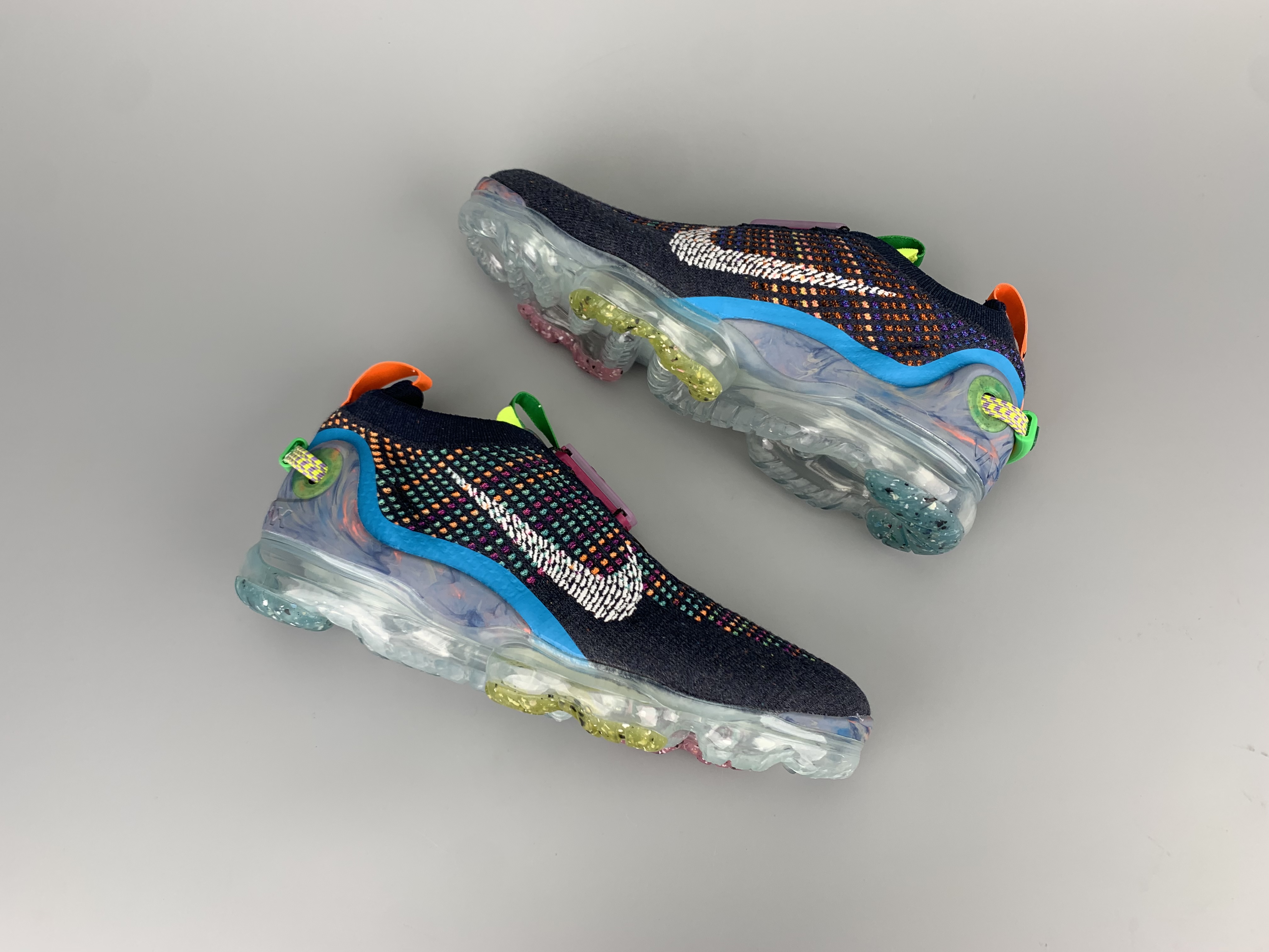 New Nike VaporMax 2020 Black Blue Yellow Shoes For Women